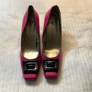 Bellini pink patented leather heels size 12